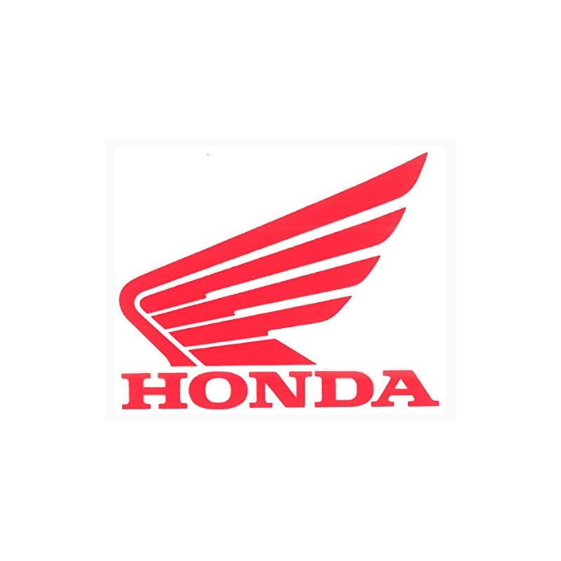 Toyo Mark HONDA Wing Genuine Decal Sticker Left Direction Red