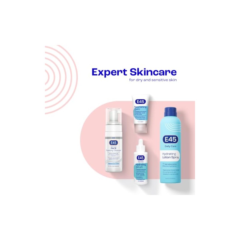 E45 Face Hydrating Serum - Instant 48-Hour Hyaluronic Acid Formula