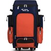Boombah DEFCON Superpack Rolling Bat Bag Navy/Orange/Navy