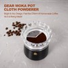 DITOSH Moka Pot Dosing Funnel Transparent Mocha Dispenser Precise Volume