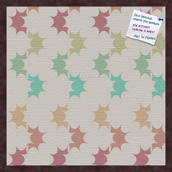 PinPix Decorative pin Cork Bulletin Board Made from self-Healing Canvas,