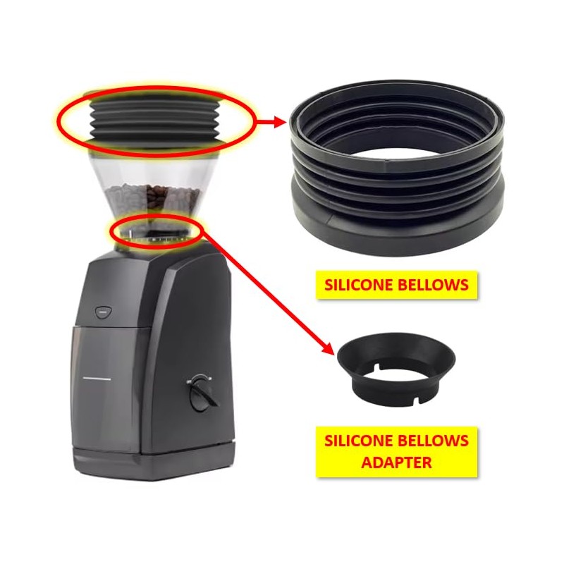 OYSTERBOY 2Pcs Food Grade Durable Silicone Bellows Single Dose Hopper