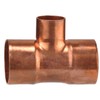 Cornat Soldering T-piece, copper, 3 sockets, 1 reduced outlet, A