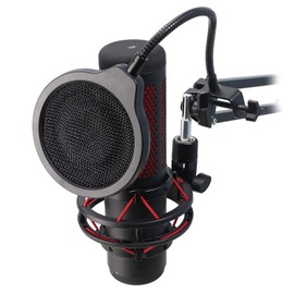 HyperX QuadCast Mic Pop Filter - Professional Microphone Metal Windscreen 4 Inch 3 Layers Pop Screen Suitable for HyperX QuadCast S Mic by YOUSHARES