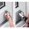 Window Locks with Key, Aluminum Alloy Window Door Frame Security