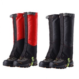 Hiking Gaiters Long Spats Black 2ea