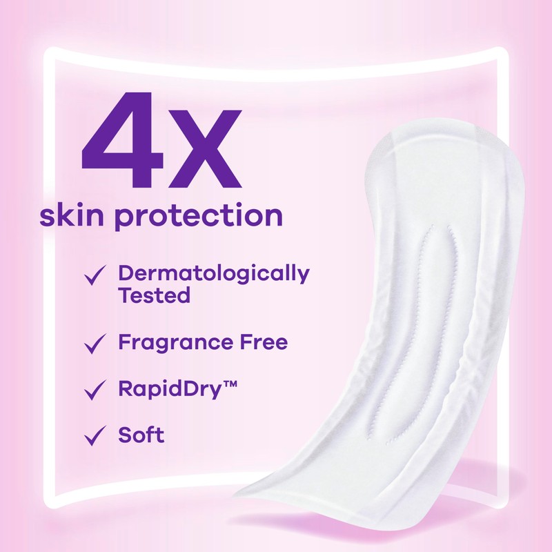 Always Discreet Incontinence Pads for Women with Bladder Leaks, Sensitive