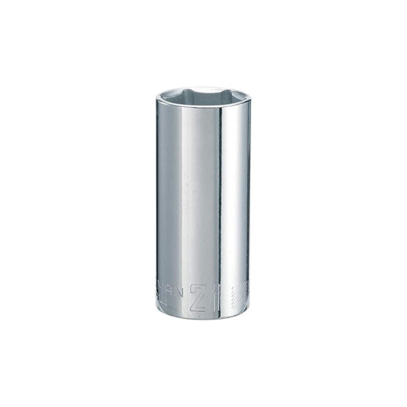 CRAFTSMAN Deep Socket, Metric, 3/8-Inch Drive, 21mm, 6-Point (CMMT99144)