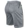 ZOXOZ Men's Summer Cotton Shorts with Zip Pockets - gray,
