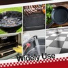 5 Pieces Heavy Duty BBQ Cleaning Bricks with Handle, Scrubbing