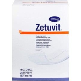 ZETUVIT Sterile Absorbent Dressings 10 x 10 cm