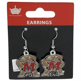 Aminco Maryland Terrapins Dangler Earrings