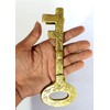 ESPLANADE Designer Peacock Brass Door Handle (Treasure Key)