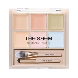 THESAEM Cover Perfection Concealer Palette 02 Cover&Light - Multi Use 6 Colors Correcting Conceal Palette - for Dark Circles, Imperfections, Face Tone Corrector, Ideal for Fair to Light Skin