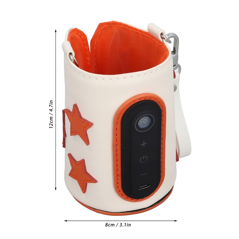 Portable Bottle Warmer Bag 26 Gears Temp Adjustable Universal USB