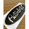 Peterbilt oem black/chrome replacement Peterbilt decal emblem genuine size &