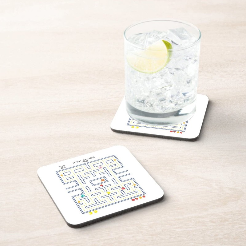 Cork Coaster - Level Video Games Retro 8 Bit Arcade