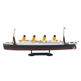 Doyusha KP-TTNC 1/1000 Amazing! Easy Plastic Model R.M.S. Titanic, Color Coded Plastic Model
