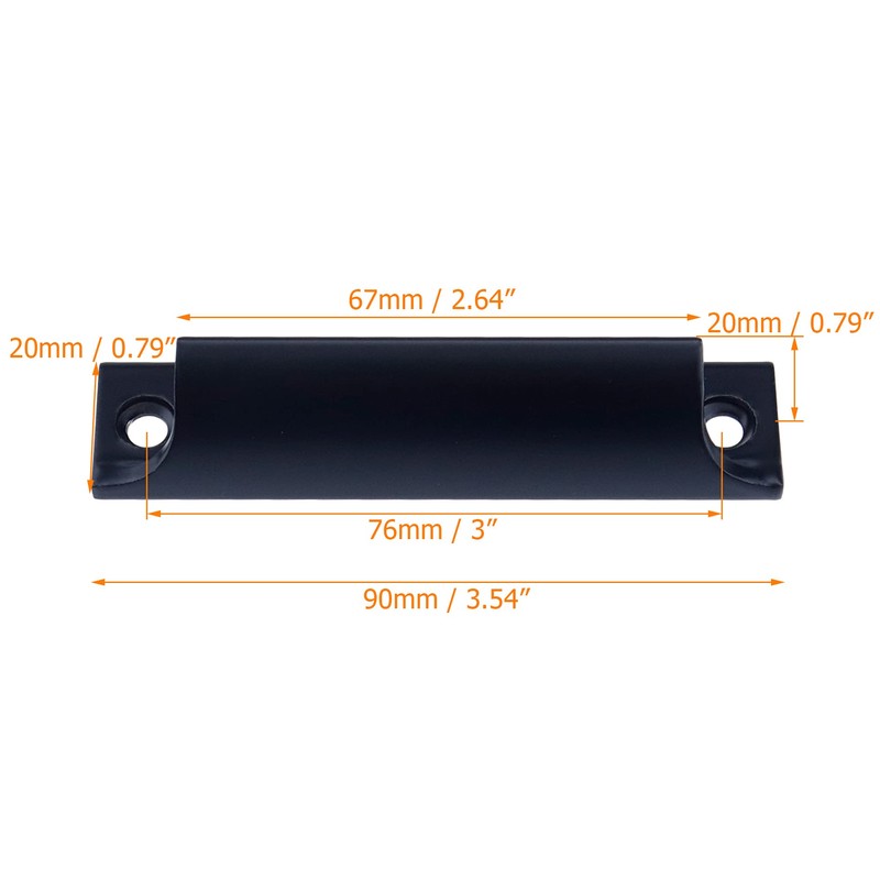 Coshar 2Pcs Window Sash Lift Handle Surface Mounted Cabinet Handle