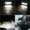 YCHOW-TECH Flush Mount LED Pods, 2PCS 7inch 12,000LM CREE LED