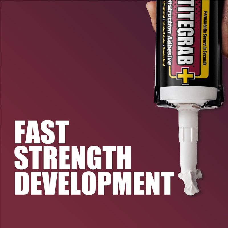 Titebond TiteGrab Plus Construction Adhesive – Bonds Wood, Metal, Concrete,
