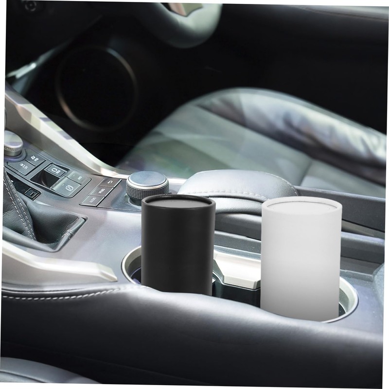 Mikinona 4Pcs Refillable Car Tissue Holder Soft Skin Friendly Cylinder