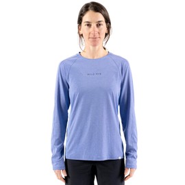 Wild Rye Women’s Holly Jersey, Enduro, MTB & Gravel Biking Long Sleeve Jersey with UPF Protection - Bluebird - 8