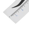 150PCS Eyebrow Stencil Ruler Clear Scale Transparent Eyebrow Shape Positioning
