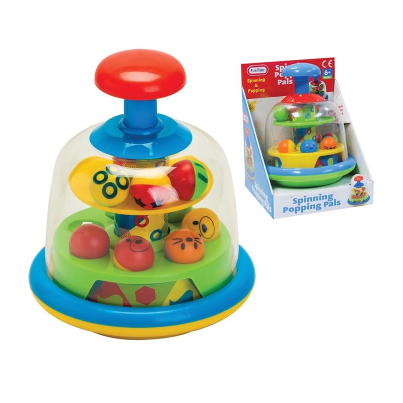 Spinning Popping Pals Spinner Baby Toy - Suitable From 6