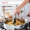 KitchenAid Silicone Tipped Stainless Steel Tongs, Black, 9 Inch