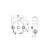 Bubendorff Winch 1/6 - Input 6p7 - Square Outlet 8