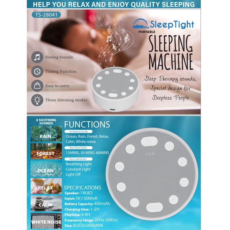 White Noise Sleeper Help to Sleep Mood Regulation Sleeping Sound