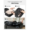 POIXM Vacuum Bags for Travel with Wireless Pump, 180° Open