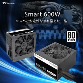 600W, Thermaltake, PS-SPD-0600NPCWBZ-W Power Supply