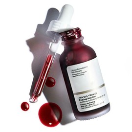 AHA 30% + BHA 2% Peeling Solution, Face Serum, Exfoliating Solution, Face Exfoliant, Blemishes, Reduces Against Pimples & Blackheads, Large Pores