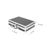 IWOWHERO Aluminum Tool Box Cosmetic Carrying Case Portable Aluminum Alloy
