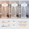 Fan lamp, ceiling fan with LED light, E27, 30 W