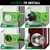 KATA 1-3/8" - 1-3/4" Door Lock Installation Kit with Large