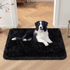 Small Fluffy Rugs for Bedroom 2x3 Black Shaggy Area Rug