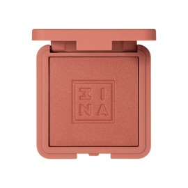 3INA The Blush 504 - Natural, Light Mineral Powder Blush For Sensitive Skin - Blendable, Buildable Rouge - Pigmented, Dewy Glow - Vegan, Cruelty Free, Eco Friendly Makeup - Brown Gold Color - 0.26 Oz