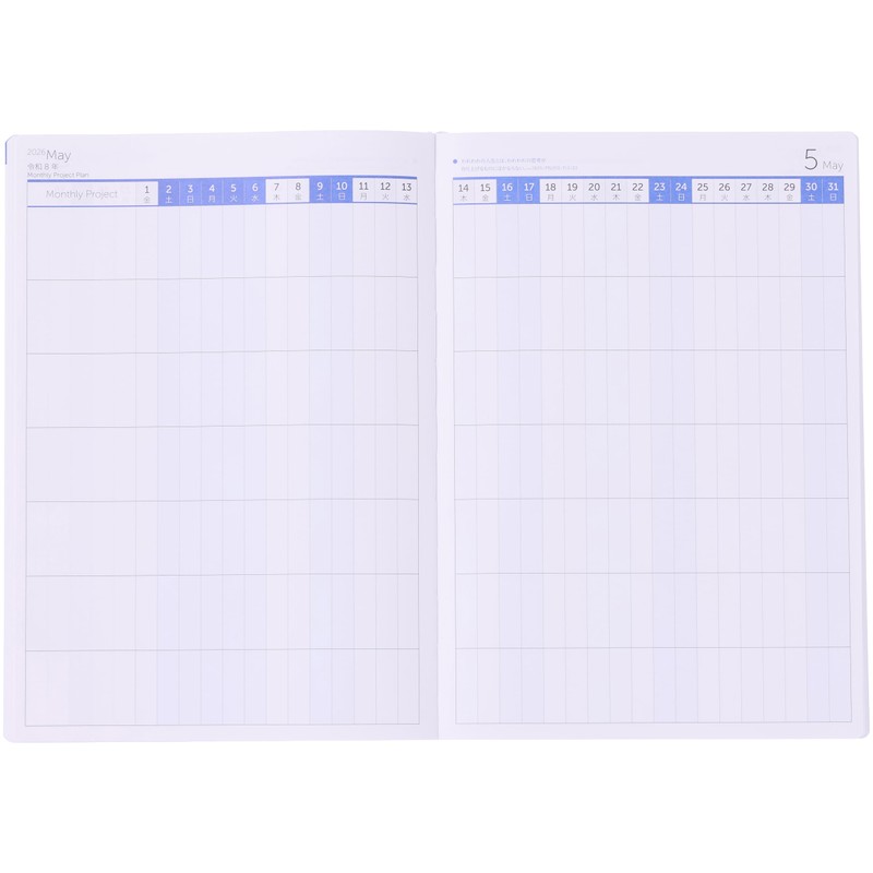 Franklin Planner Project Weekly Starts April 2026 A5 PVC Soft