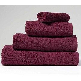 Blue Label 500gsm Plain Plum Hand Towel (SEE SIZE OPTIONS)