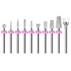 Makartt Nail Drill Bits:10Pcs Dimond Sanding Bit Sets for Nail