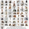 the lazy panda card company 64 Animal Postcards - Postcards
