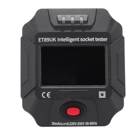 ET89UK Intelligent Socket Tester with LCD Display Voltage Frequency Detector UK AC220V‑250V