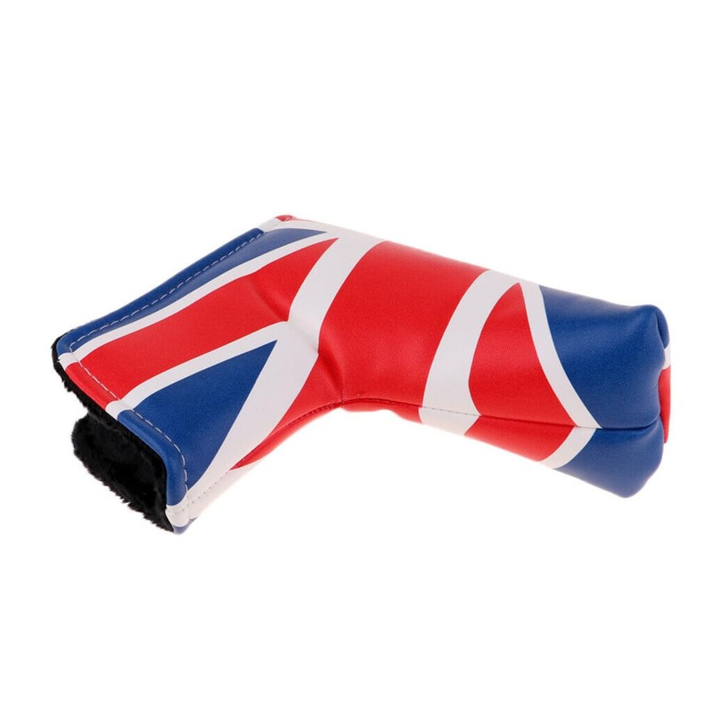 Union Jack Design Blade Golf Putter Cover PU Leather Golf