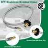 Extend A Stay RV Propane Kit, Propane Brass Tee 4