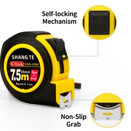 Tape Measure 25 ft, 2 Pack Measuring Tape, Metric Tape Measure with Fractions Measuring Tape Retractable Tape Measure Tape Measurer 25' Tape Measure 25 Foot Tape Measure Magnetic Engineer Tape Measure