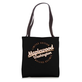 Retro Athletic Maplewood WA Apparel Tote Bag