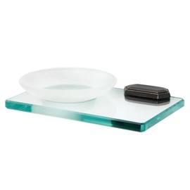 Nicole Soap Holder with Dish Finish: Barcelona